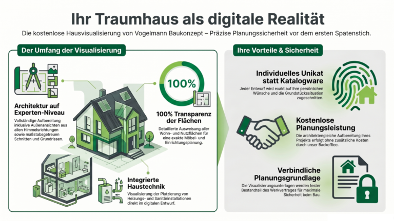 3D-Visualisierung Fertighaus Bayern